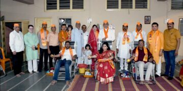 रघूवंशी समाजाच्यावतीने आयोजित  शिबीरात, ७१ रक्त़दात्यांनी केले रक्तदान