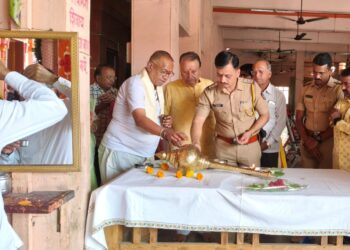 हिंदू जनजागृती समितीतर्फे हनुमंताच्या गदेचे पूजन