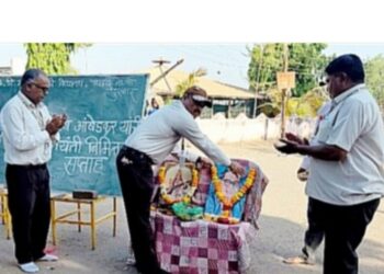 सैनिकी विद्यालयात डॉ. बाबासाहेब आंबेडकर जयंती साजरी