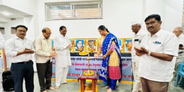 डॉ.हिना गावित यांच्या हस्ते राज्यस्तरीय आनंदवन व्यसनमुक्ती केंद्राच्या नूतन इमारतीचे उद्घाटन