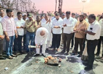 बेथेल कॉलनीमधील विकास कामांचे आ. चंद्रकांत रघुवंशी यांच्या हस्ते भूमिपूजन