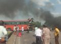 महाराष्ट्र एसटीच्या दोन बसांची भीषण समोरासमोर धडक; ७ प्रवाशांचा होरपळून मृत्यू, ४२ जखमी