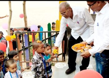 द फ्युचर स्टेप इंग्लिश मीडियम स्कूलमध्ये प्रवेश उत्सव उत्साहात