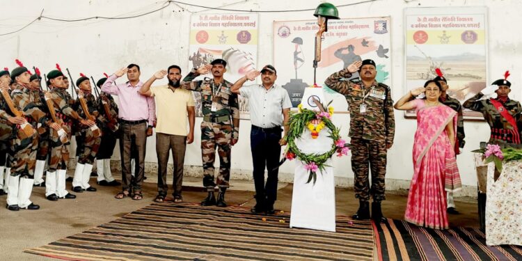 सैनिकी विद्यालयात कारगिल विजय दिवस उत्साहात साजरा