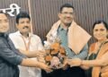 अनिल पानपाटील यांचा सेवानिवृत्ती निमित्त तहसीदारांच्या हस्ते सपत्नीक सत्कार
