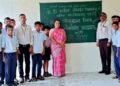 के.डी. गावित सैनिकी विद्यालयात लोकमान्य टिळक व अण्णाभाऊ साठे यांना अभिवादन