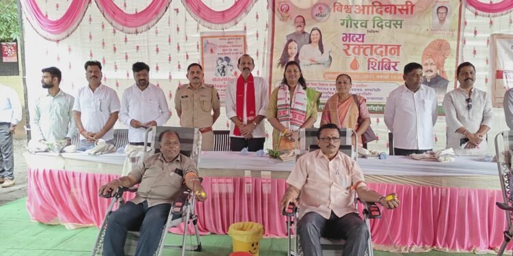 रक्तदानाचे महत्त्व आदिवासींच्या मनावर बिंबवणे काळाची गरज : डॉ. हिना गावित