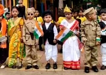 भालेर येथे स्वातंत्र्यदिन उत्साहात साजरा
