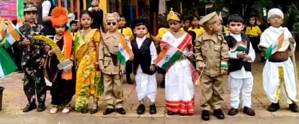 भालेर येथे स्वातंत्र्यदिन उत्साहात साजरा