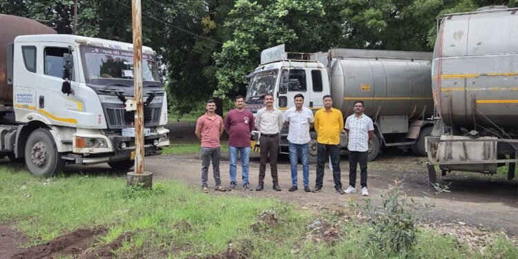 एक कोटींचे बायोडिझेलसह तीन टँकर जप्त, तिघांना अटक
