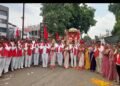 अष्टाने ते रंजनपुर पदयात्रेचे नंदनगरीत स्वागत