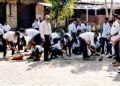 सैनिकी शाळेच्या विद्यार्थ्यांनी दिला स्वच्छतेचा मंत्र