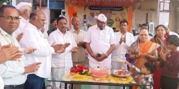 भास्करराव पाटील यांचा ७९ वा अभिष्टचिंतन सोहळा उत्साहात