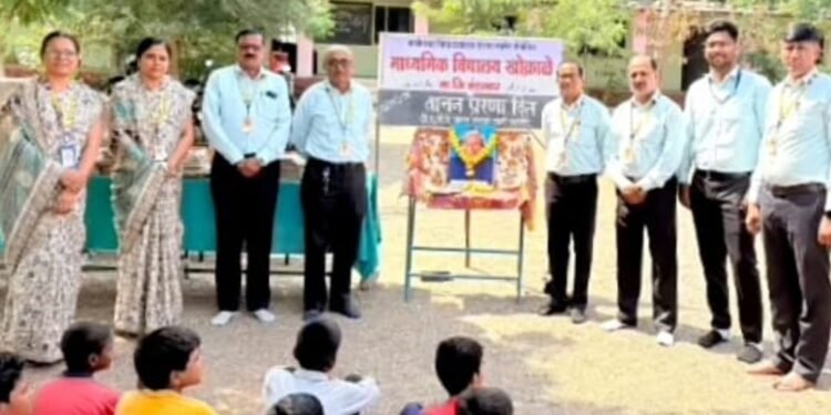 माध्यमिक विद्यालय खोकराळे येथे हात धुवा दिवस उत्साहात